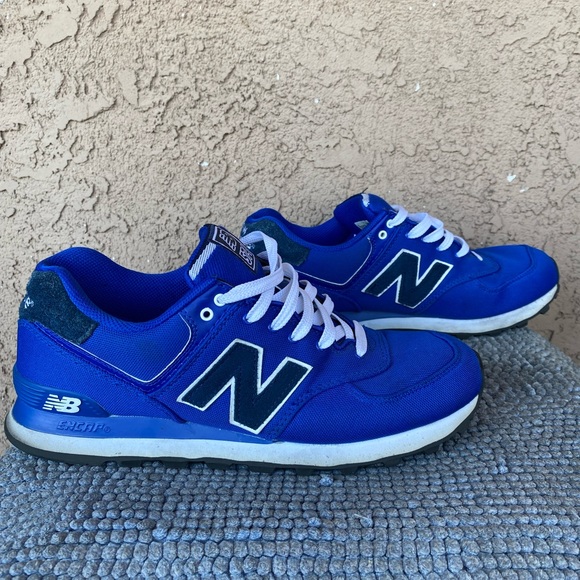 New Balance 574s - Blue n White - Mens 10.5 - Worn Very Few Times - - Picture 4 of 6
